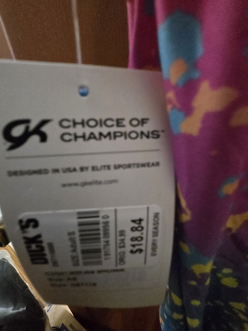 GK Choice of Champions Colorful Abstract One Pc Swimwear